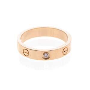CARTIER 18k Gold Diamond Love Ring